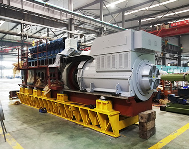 贵州省盘州红达瓦斯电站项目配4台DB旗舰官方6极高压1550KW/10.5KV